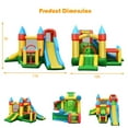thumbnail image 2 of Gymax Kids Inflatable Bounce House Jumping Dual Slide Bouncer Castle W/ 780W Blower, 2 of 10