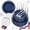 Blue and Silver, variant on 175pcs Clear Green Plastic Plates Disposable Dinnerware Set for 25 Guests Includes 10.25" Dinner Plates, 7.5" Dessert Plates, Cutlery, Napkins, Cups Party & St. Patrick's Day Supplies