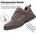 thumbnail image 4 of AUXDIQ Safety Trainers Men Women Steel Toe Cap Trainers Lightweight Work Shoes Comfy Industrial Sneakers Construction Work Boots, 4 of 5