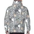 thumbnail image 7 of Lsque Cute Dog And Flowers Pattern Casual Men's Hoodie,Hooded Sweatshirt with Kangaroo Pocket,Pullover Hoodie-Small, 7 of 7