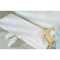 thumbnail image 3 of mDesign Microfiber Bath Mats - 3 Piece Bathroom Rugs - Set of 3 - White, 3 of 9