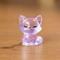 thumbnail image 4 of Glow In The Dark Mini Resin Animals Figurines Cute Decorative Ornaments For Dollhouse Fairy Garden Aquarium Desktop, 4 of 4