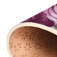 thumbnail image 3 of Non-Slip Area Rug 72"x48" Indoor Washable Floor Mats Carpet Printed for Living Room, Bedroom, Home Decor Magenta Roses, 3 of 7