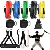 Adoreal Resistance Bands - Baseball Pitching Trainer with Interchangeable Grips to Build Arm Strength
