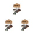 thumbnail image 3 of Pendientes Jumpingount de 12 Uds. hojas femeninas a la moda gancho de alambre exagerado único para oreja, 3 of 6