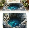 thumbnail image 2 of Decorative Area Rug 3D Optical Rug Brick Bottomless Hole Design Non Area Rug for Living Room Bedroom Front Door Mat Playroom & Gameroom Floor Carpet Decor Floor Carpet,Living Room Rug,Bedroom Rug,Non, 2 of 9