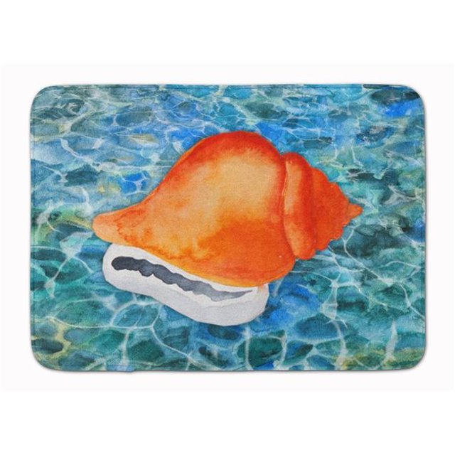 Carolines Treasures BB5371RUG Sea Shell Machine Washable Memory Foam Mat