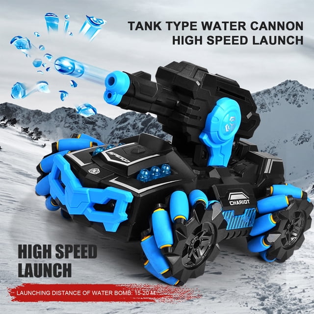 El coche de juguete del tanque de control remoto puede hacer que el sensor del reloj de carga de la bomba de agua Wmkox8yii shdjk1362