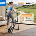 thumbnail image 6 of MERACH Stair Stepper Exercise Machine, Newly Upgraded 9 Levels Resistance Adjustable Climber, Compact Foldable Full-Body Workout Stepper Home Cardio Exercise Equipment, 6 of 8
