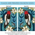thumbnail image 5 of Toland Home Garden Red Headed Wood Pecker Birds Bird Flag Double Sided 28x40 Inch, 5 of 5