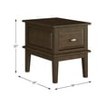 thumbnail image 3 of Lexicon Minot Wood 1 Drawer End Table in Cherry, 3 of 6
