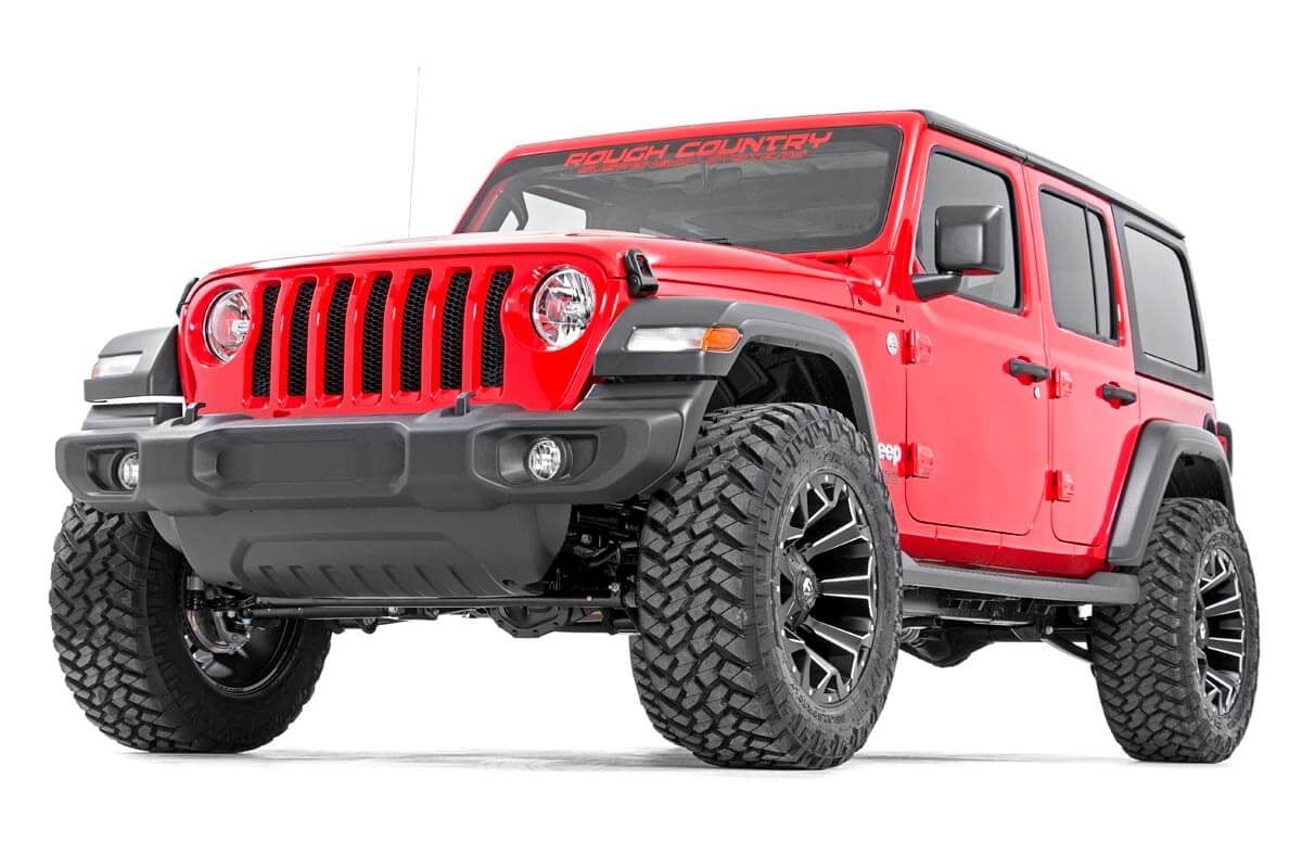 Rough Country 2.5" Lift Kit (fits) 2018-2020 Jeep Wrangler JL | N3 Shocks | Suspension System | 67730