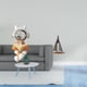 thumbnail image 2 of Figura Decorativa De Astronauta En Velero, Escultura Para Centro De Mesa, Habitación De Hotel, Sala De Estar, Escritorio O Chimenea., 2 of 8