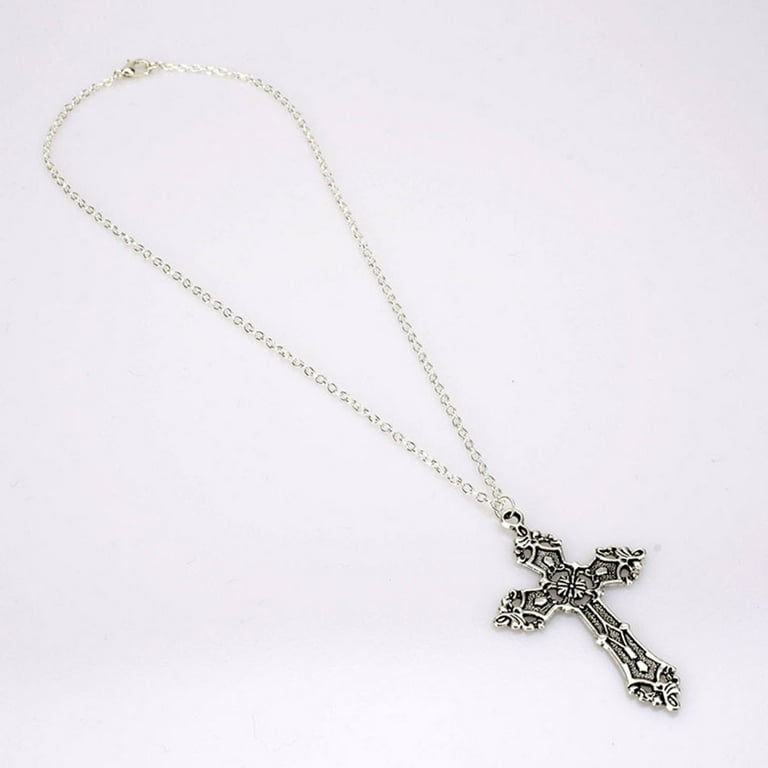 アクセサリー Order CROSS necklace ZPAQI Vintage Cross Pendant Necklace for Women Men Chain