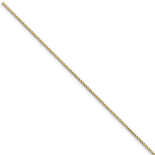 14k Yellow Gold 9 Inch .95mm Box Anklet Ankle Bracelet Chain