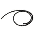 thumbnail image 3 of Cuentas Redondas Piedra Natural Hugo de piedras preciosas sueltas negra para accesorios de joyería DIY, 3 of 10