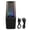 Black, variant on M Buder Bluetooth Speaker with AUX USB Port Portable RGB Wireless Speaker for Outdoor Desktop Blue (11.02 inches / 28 cm)