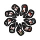 thumbnail image 1 of 9 fundas para cabezas de hierro de golf de PU, accesorios creativos para golf, protección para principiantes Negro, 1 of 8