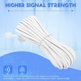 thumbnail image 5 of White 6P2C RJ11 Plug Telephone Modem Line, 14M for Landline Telephone, 5 of 5