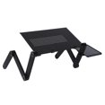 thumbnail image 2 of Portable Laptop Desk with Detachable Mouse Pad, Aluminum Alloy, Foldable, Office/Travel Use, 2 of 5