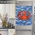thumbnail image 6 of Coolnut Octopus Wave Dishwasher Magnet Cover for The Front Door,Reusable Refrigerator Door Decor Magnet Sticker for Kitchen Home Decor 23" x 26", 6 of 6