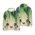 thumbnail image 6 of Bingfone Adorable Kawaii Fennel Character Men's Drawstring Hoodie Long Sleeve Pocket Sweatshirts-3X-Large, 6 of 6