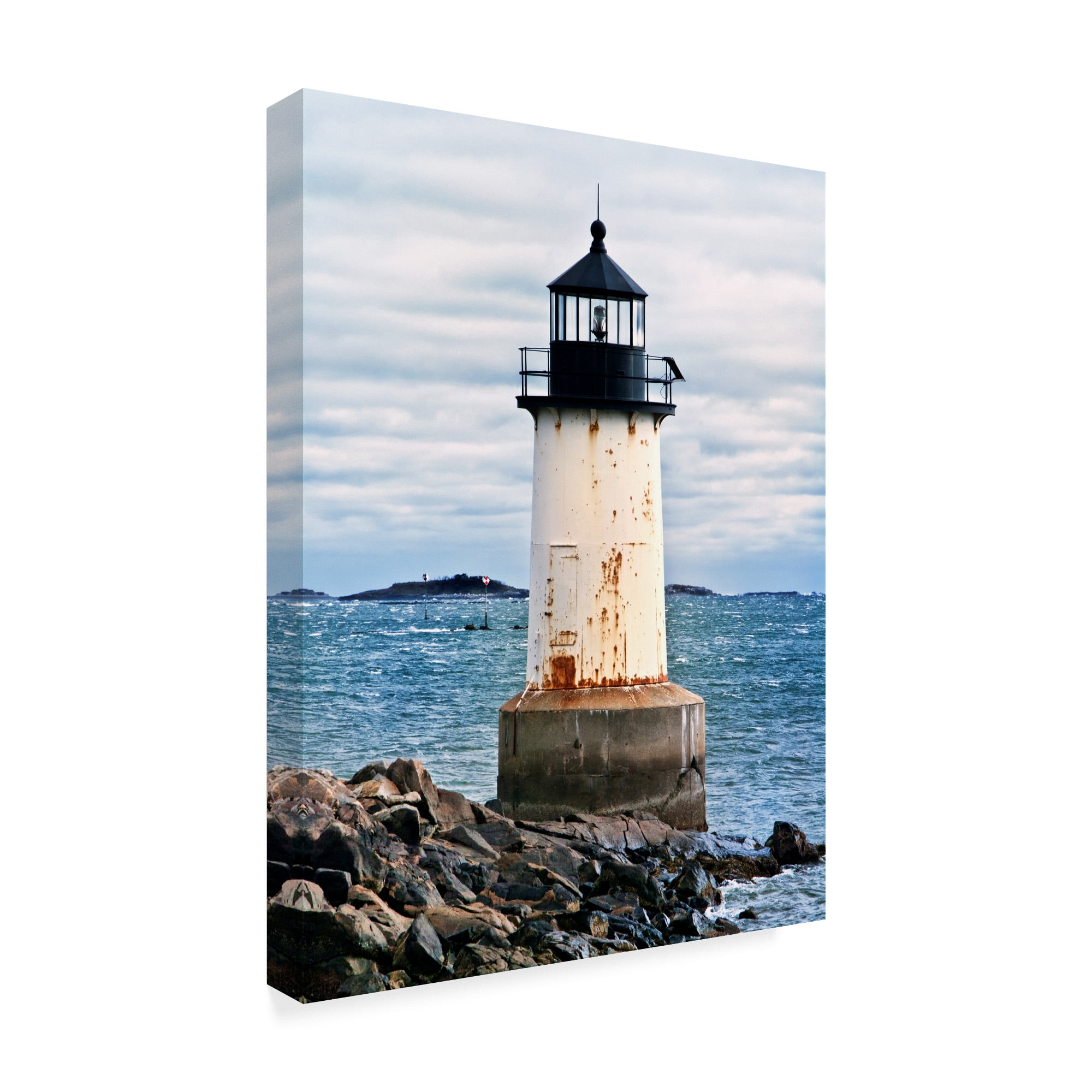 Trademark Fine Art 'Lighthouse Views II' Canvas Art by Rachel Perry