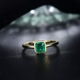 thumbnail image 3 of Natural Green Emerald Men's Ring 925 Sterling Silver Band Handmade Wedding Gift., 3 of 3