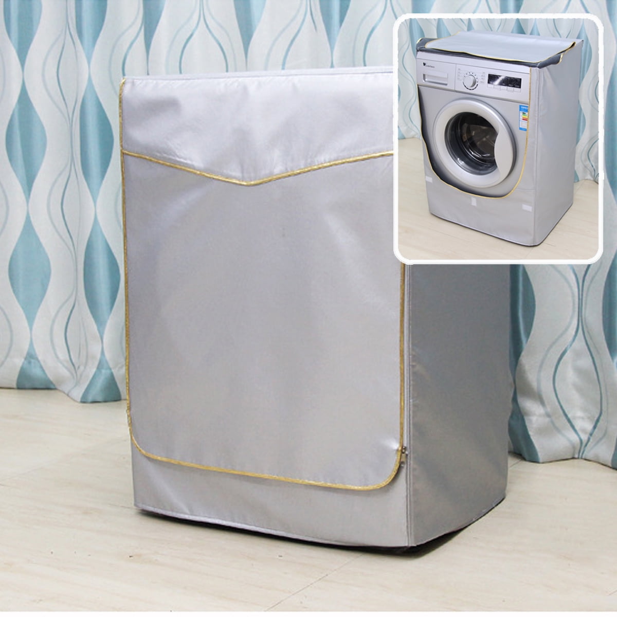 Washing Machine Cover Waterproof Case Home Sunscreen Laundry Dryer Oxford cloth 