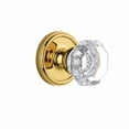 thumbnail image 3 of Grandeur 821442 Georgetown Solid Brass Rose Privacy Door Knob Set - Grey, 3 of 7