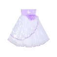 thumbnail image 5 of Flower Girls Dress Purple And White Butterfly Pageant 7 Years, 5 of 6