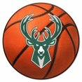 thumbnail image 1 of FANMATS 10206 Alfombra con forma de baloncesto de los Milwaukee Bucks - 27 pulgadas. Alfombra decorativa para fanáticos de los deportes con diseño de baloncesto de diámetro, 1 of 5