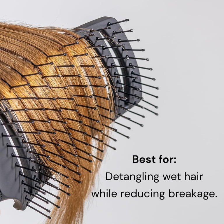 L'ange Hair Siena Wide Brush Pro Detangler Vented Flexible for All