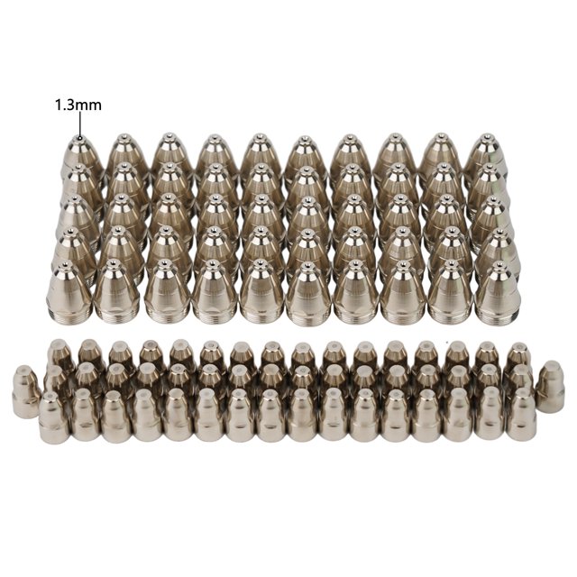 100 Pcs pour Buse d'Électrode Plasma P80.5mm Coupe Torche pour Coupe Plasma 1.3Mm