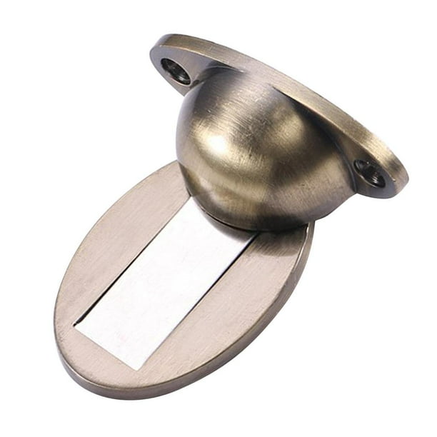 Tope de puerta de aleación de zinc, soporte de puerta, tope de puerta, topes de puerta, Bronce verde