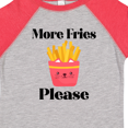 thumbnail image 4 of Inktastic Funny French Fry More Fries Boys or Girls Toddler T-Shirt, 4 of 5