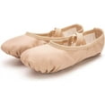 thumbnail image 2 of Ballet Shoes for Girls/Toddlers/Kids/Women, Leather Yoga Shoes/Ballet Slippers for Dancing, 2 of 7