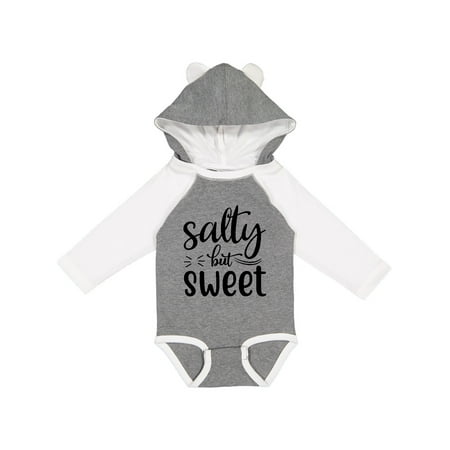 

Inktastic Salty but Sweet Gift Baby Boy or Baby Girl Long Sleeve Bodysuit