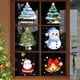 thumbnail image 5 of Paquete de 9 Pegatinas Navideñas para Ventanas | Pegatinas Navideñas Coloridas de Pvc | Decoraciones Navideñas Translúcidas Reutilizables para Centros Comerciales, Hogar, Oficina y Decoración de Temp, 5 of 6