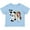 AE-Light Blue, variant on Inktastic I'm Three-cowgirl Riding Horse Birthday Girls Toddler T-Shirt