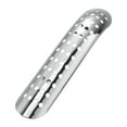 thumbnail image 5 of Unique Bargains 1 Set Universal Motorbike 10.63'' Curvedwith Holes Silver Tone Exhaust Pipe Heat Shield Cover Guard Protector for Harley, 5 of 6