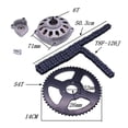 thumbnail image 2 of funtasica 54T 26MM Rear Sprocket Chain Kit for 49cc Engine Mini Moto Pocket Bike, 2 of 9