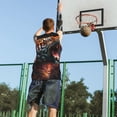 thumbnail image 5 of Xecao Cool Tiger print basketball shirt for both men and women, a unisex basketball jersey perfect for theme parties-Small, 5 of 6