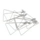 thumbnail image 1 of 10 Aretes de Aro de Triangular Desmontables en Cuelgan Los Hallazgos de Del Colgante, 1 of 8
