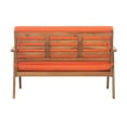 thumbnail image 4 of Riverbay Furniture Wyatt Solid Wood Outdoor Sofa Set with Cushions-Acorn Brown, 4 of 32