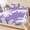 Purple, White, Cream, variant on King Size Fitted Sheet Set - Teal Palm Trees 3 Piece Bedding Sets 16" Deep Pocket Fitted Sheet with 2 Pillowcases, Farmhouse Tropical Summer Beach Brushed Microfiber Hotel Luxury Bed Sheets
