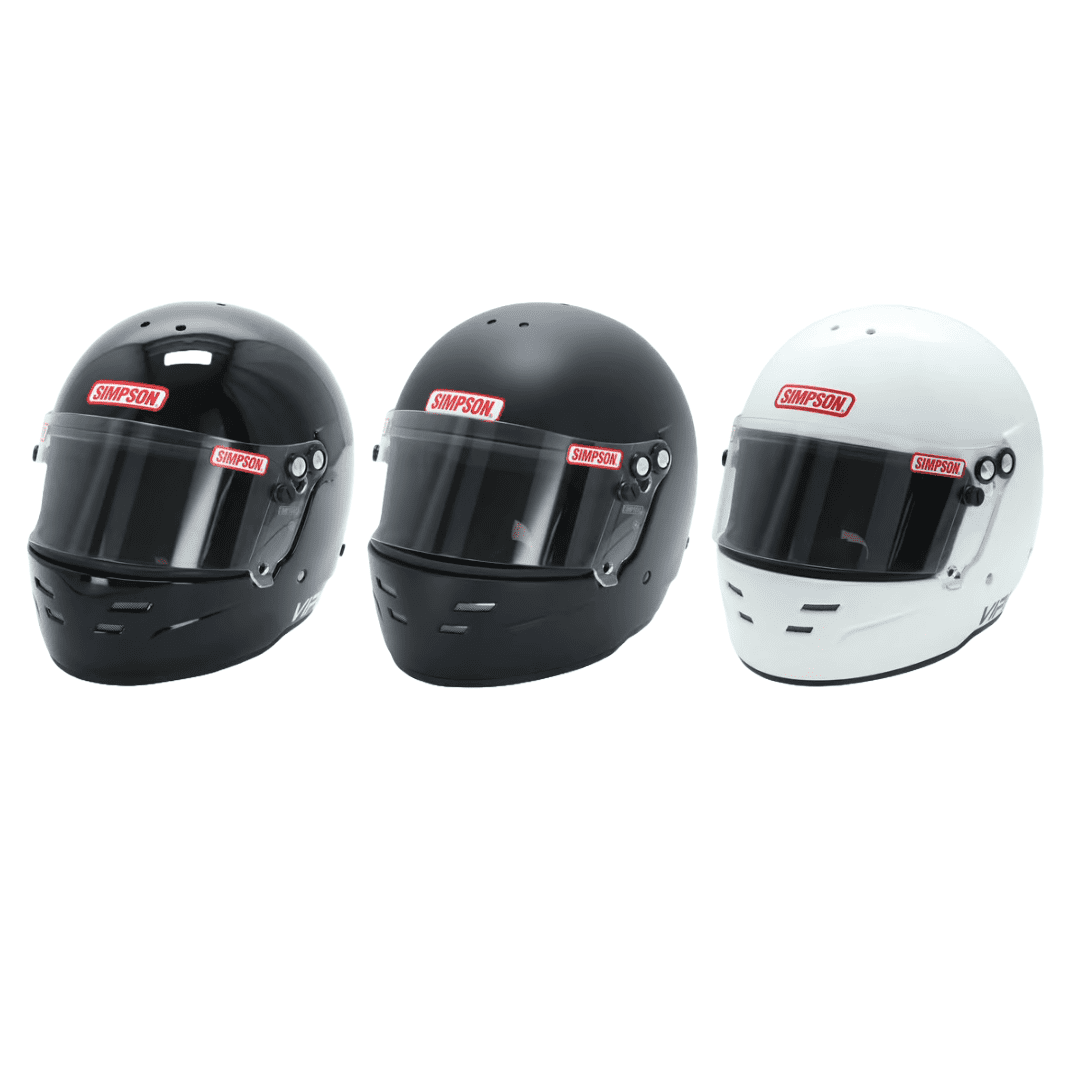 SIMPSON 7100038 Viper Racing Helmet - Matte Black - SA2020 - Size Large