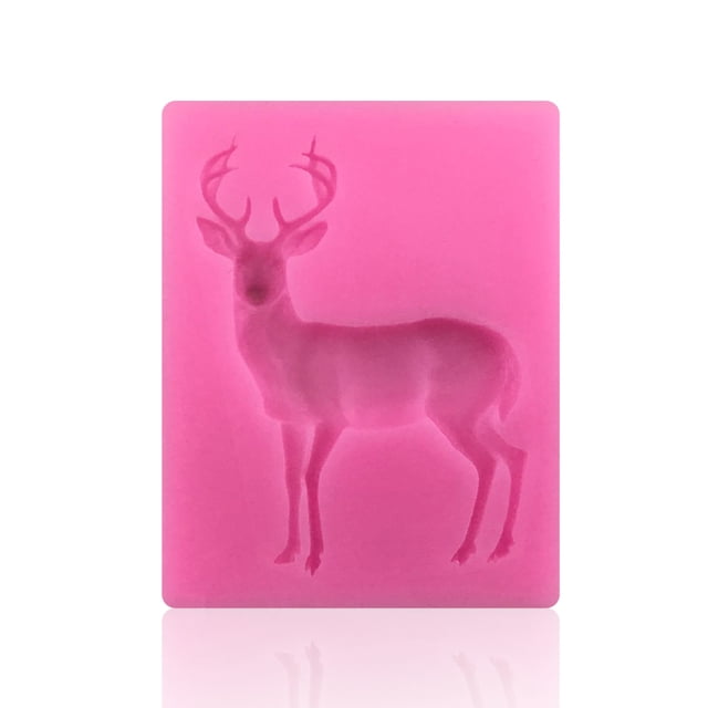 Moyic Moldes de pastel reutilizables para manualidades, molde de silicona para Fondant, decoración en forma de Animal, galletas para hornear Herramientas y accesorios para hornear