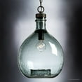 thumbnail image 3 of Urban Ambiance Luxury Bohemian Pendant, Size: 20-3/8"H x 13"W, with Farmhouse Style Elements, Olde Bronze Finish and Recycled Blue Textured Shade, UHP2771, 3 of 7