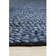 thumbnail image 3 of Indian Handmade Braided Pure Navy Blue Jute Area Rug 2 x 9 Feet (61 cm x 274 cm), Floor Decor Rugs/Carpet, 3 of 5